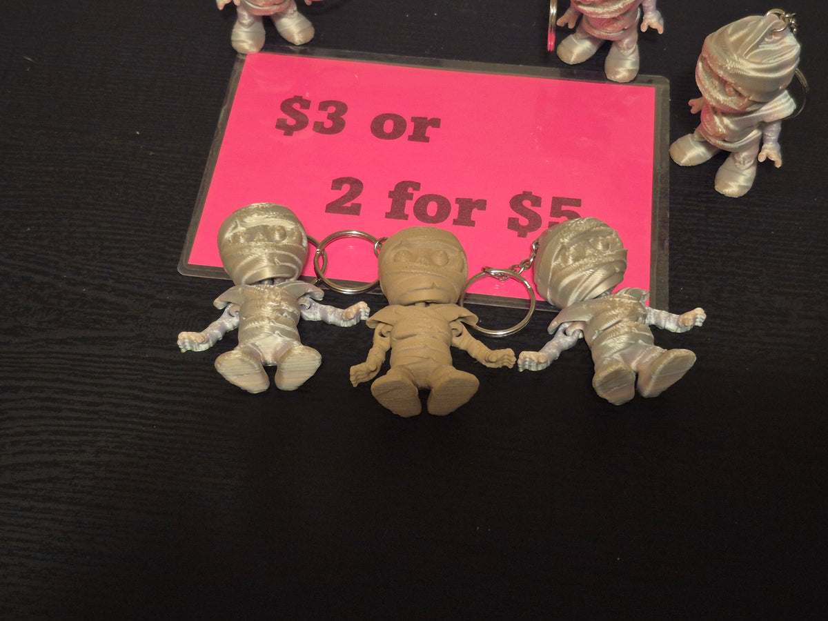 Mummy Keychains. 2 for $5