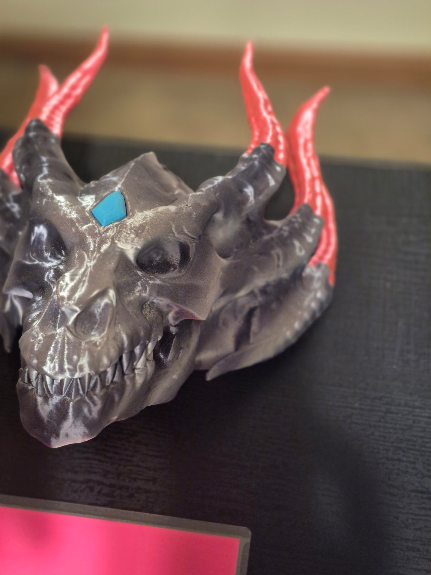Dragon with a diamond Wall mount
