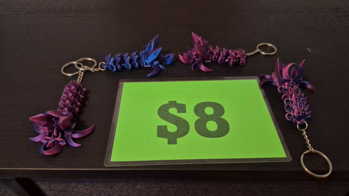 Nightwing tail keychains