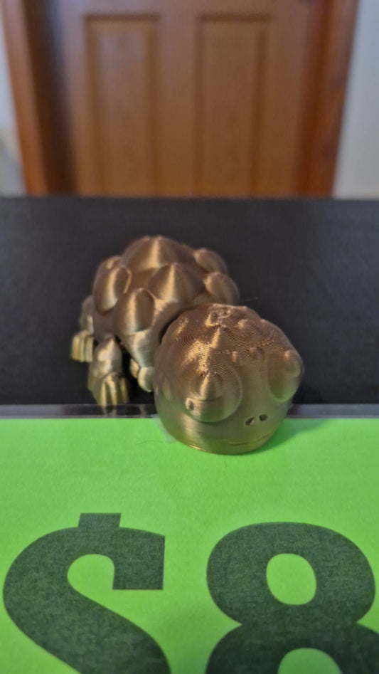 Cute Bumpy Turtle 3D-Printed - Simple Design with Cute Features