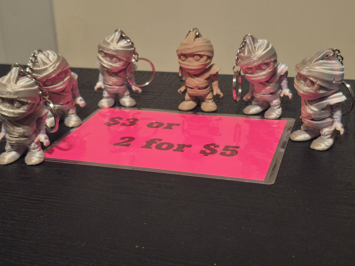 Mummy Keychains. 2 for $5