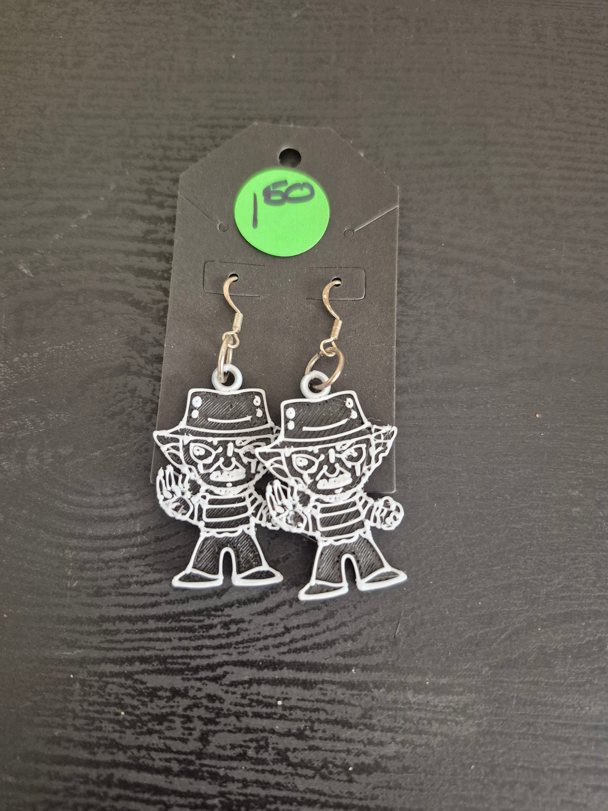 Freddie Krueger earrings