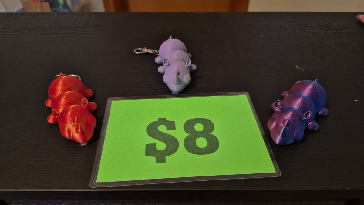 Rhino keychain