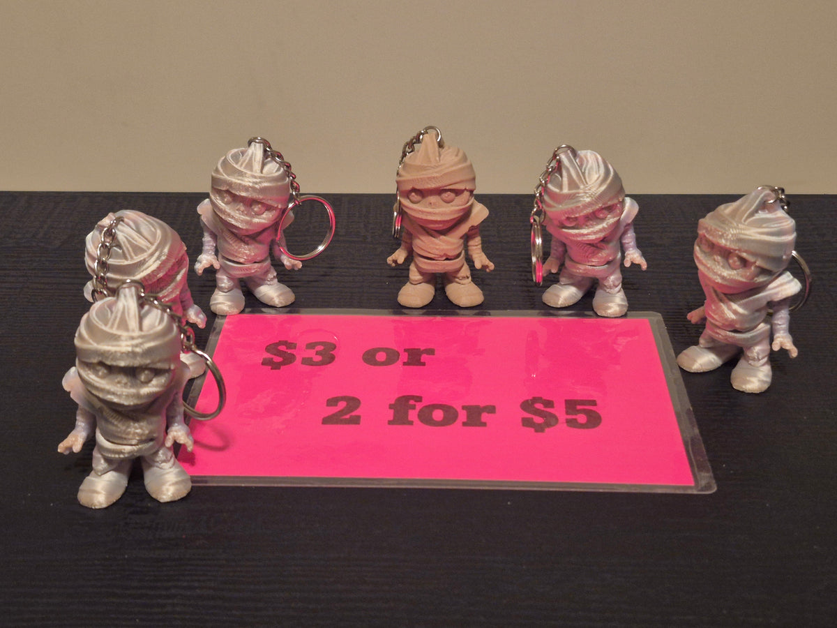 Mummy Keychains. 2 for $5