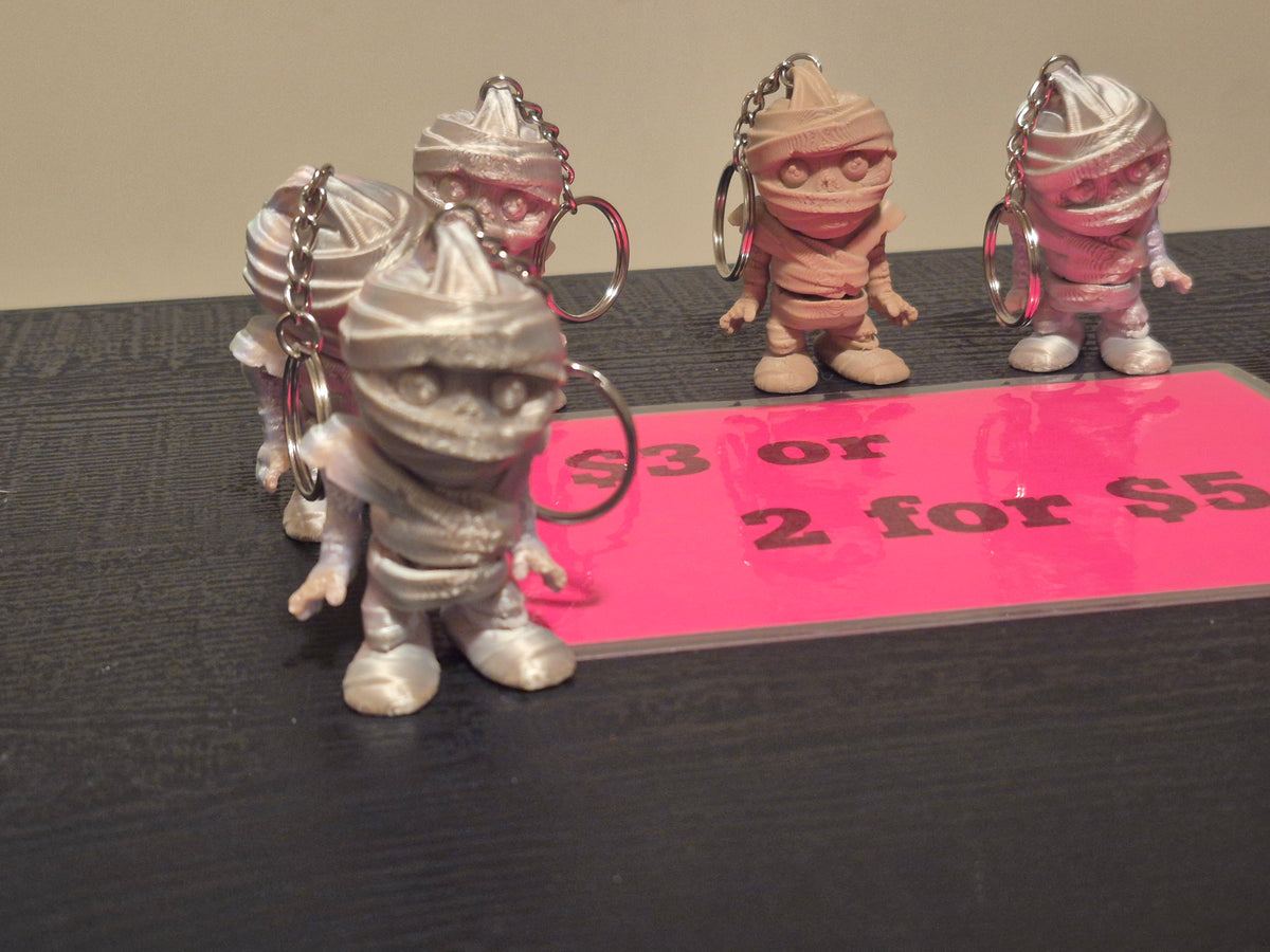 Mummy Keychains. 2 for $5