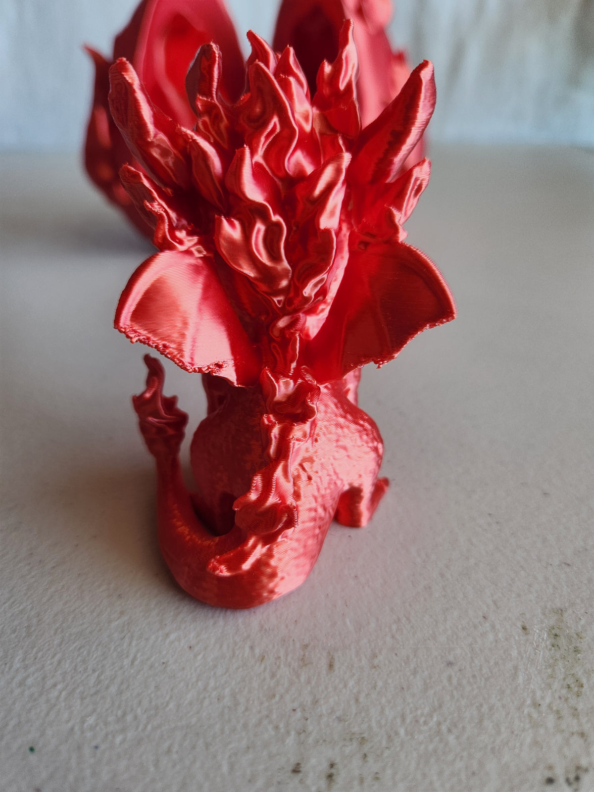 Fire dragon with egg