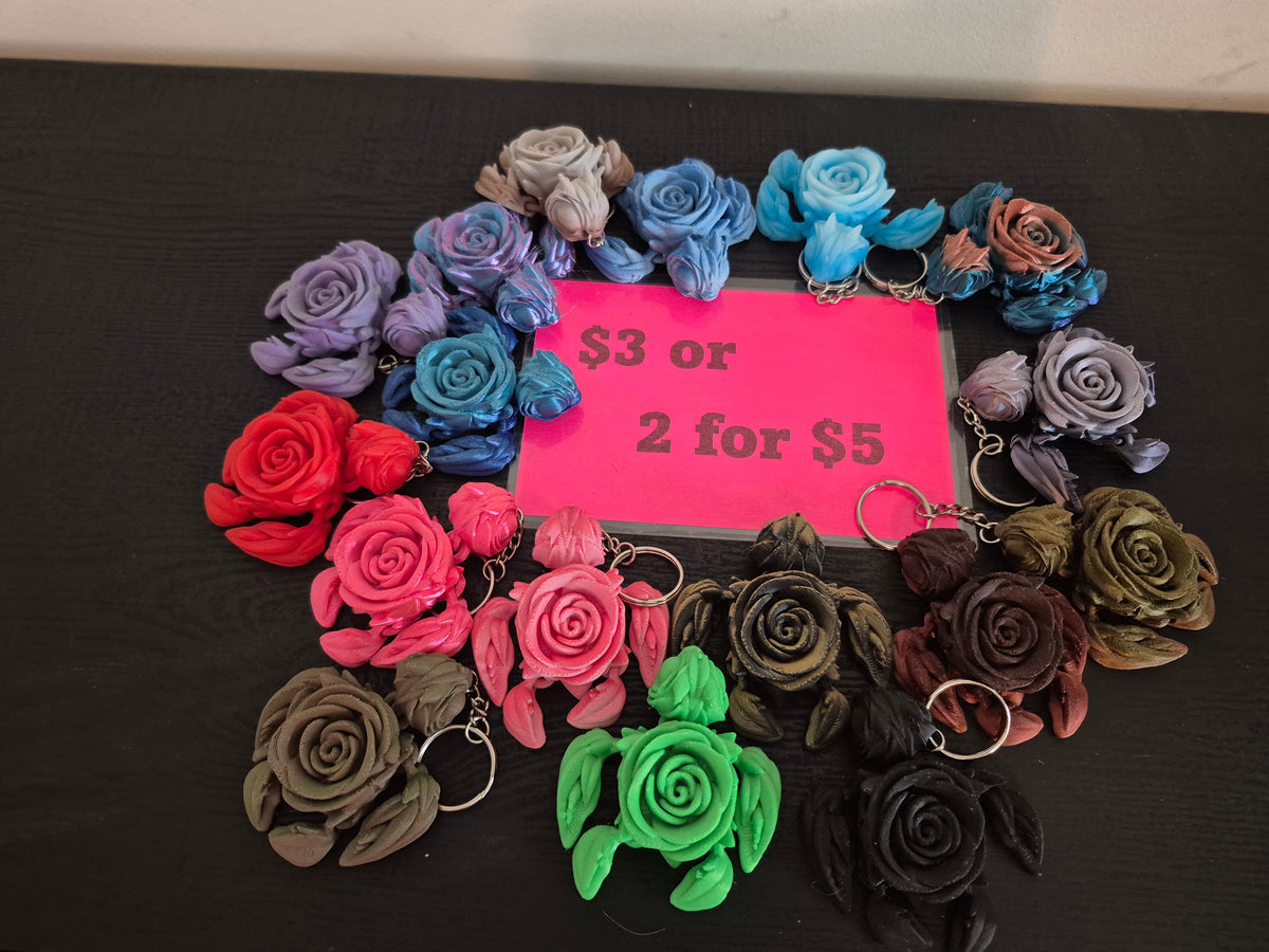Tiny Turtle keychains, 2 for $5