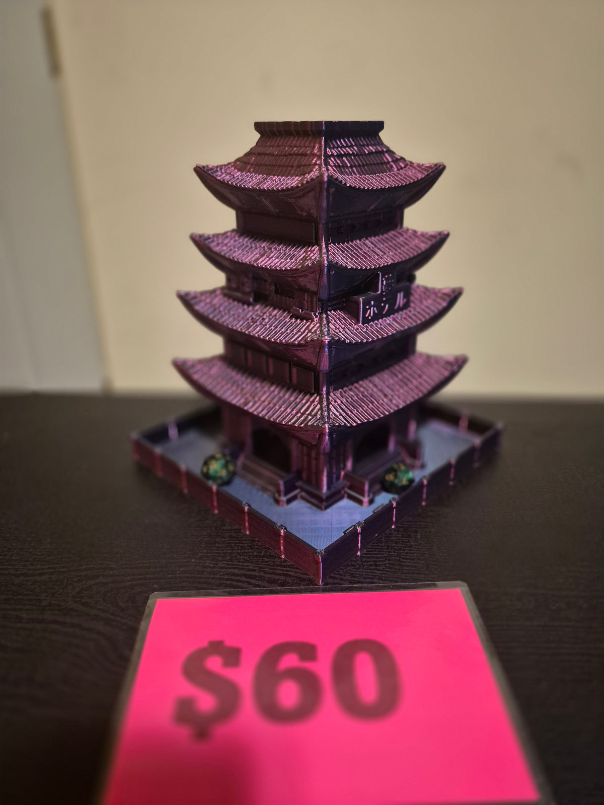 Temple Dice Roller 3D Printed - Great for Games and Puzzles