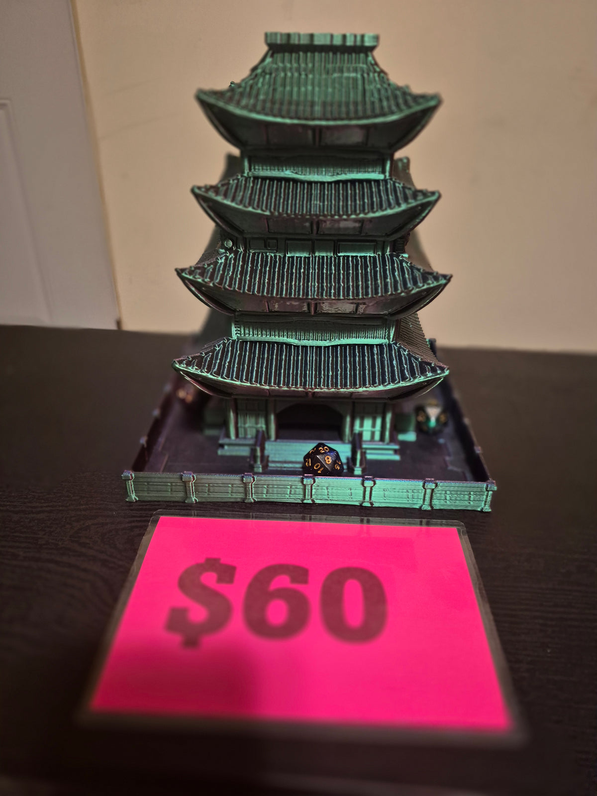 Temple Dice Roller 3D Printed - Great for Games and Puzzles