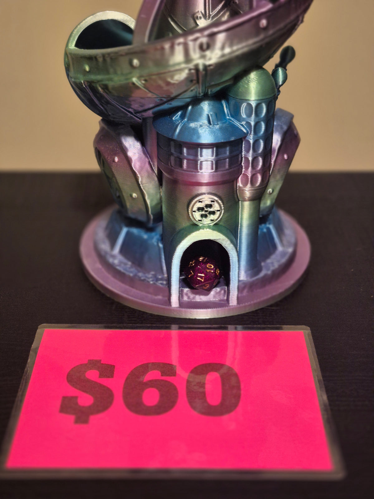 LG Space Dice Roller 3D-Printed - Perfect for Gaming