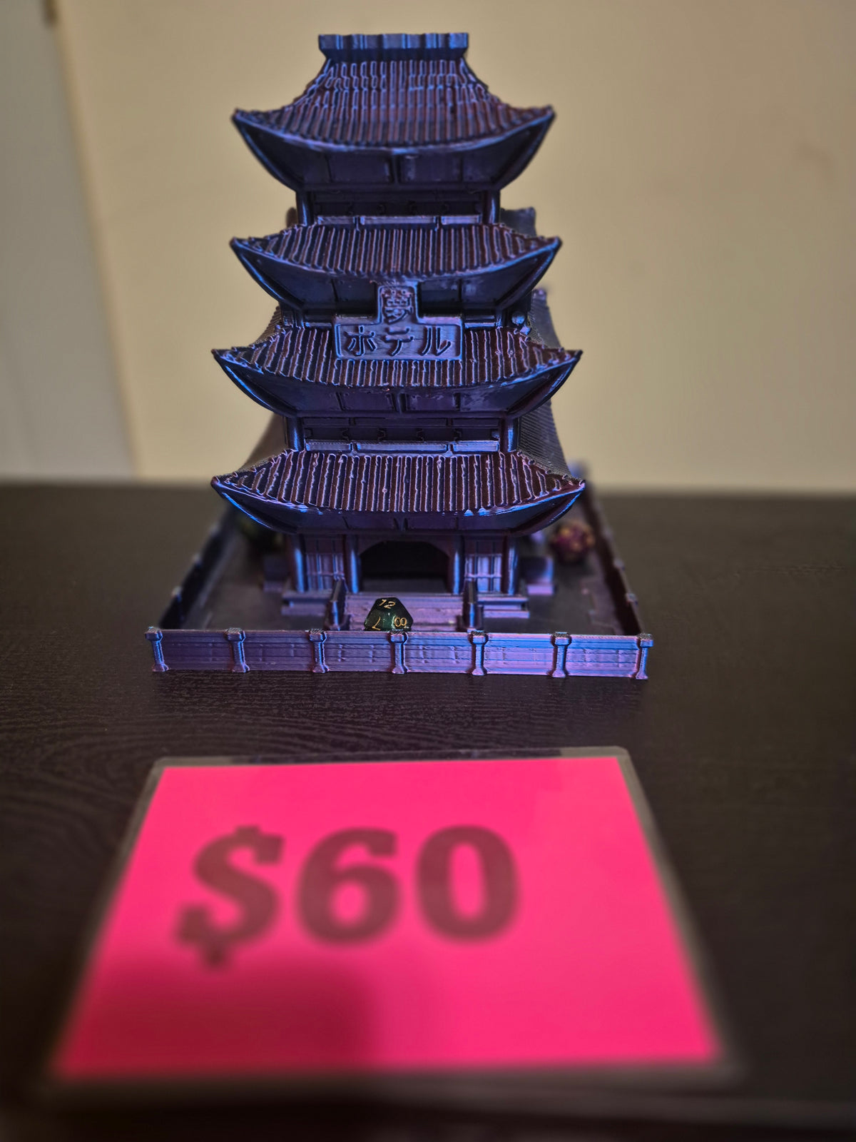 Temple Dice Roller 3D Printed - Great for Games and Puzzles